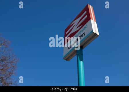 Stadtzentrum von Cardiff Stockfoto