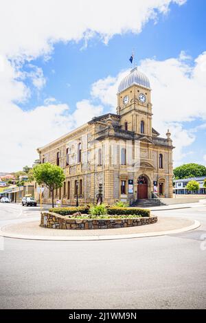 Historischen Albany Rathaus, eröffnet im Jahre 1888, York St, Albany, Western Australia Stockfoto