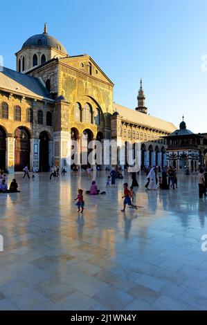 Syrien. Damaskus. Die Umayyad-Moschee (große Moschee von Damaskus) Stockfoto