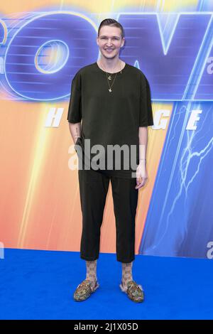 London, Großbritannien. 27. März 2022. Chris Kowalski nimmt an der Sonic the Hedgehog 2 Gala-Vorführung im Cineworld, Leciester Square, London, Teil. Kredit: SOPA Images Limited/Alamy Live Nachrichten Stockfoto