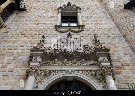 Barcelona, Spanien. Regionalverwaltung von Katalonien oder Provinzrat auf der Rambla Straße Stockfoto