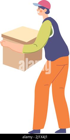 Transport und Versand des Lieferauftrags Stock Vektor