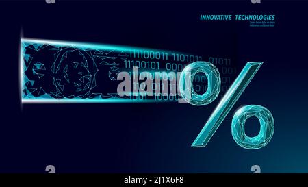 3D digitale Dollar Währung. USA Amerika finanziert E-Banking-Geldbörse. Low-Poly-Modell Geld Gewinn Darlehen Cloud Computing. Commerce-Vektor für Datensicherheit Stock Vektor