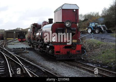 '138' wird in Dinas Hof geschalbt. Stockfoto