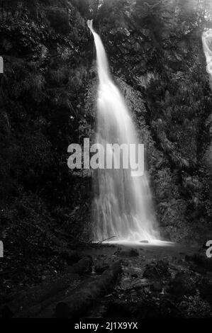 Südlicher Bach von Grey Mare's Tail / Rhaeadr Y Parc Mawr. Stockfoto