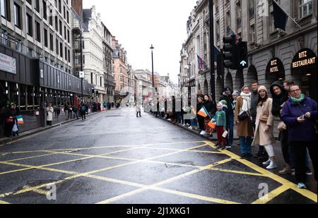 St. Patricks Day London, 13. März 2022 Stockfoto