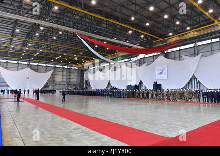 Ciampino, Italien. 28. März 2022. Ciampino International Airport (Rom), 28. März 2022 die italienische Luftwaffe feiert den 99.. Jahrestag der Gründung im 31.. Flügel von Ciampino. Auf dem Foto: Der Einsatz von Einsatzabteilungen die italienische Luftwaffe feiert ihr Gründungsjubiläum 99. im 31.-Flügel von Ciampino. Auf dem Foto: Der Einsatz von operativen Abteilungen Kredit: Independent Photo Agency/Alamy Live News Stockfoto