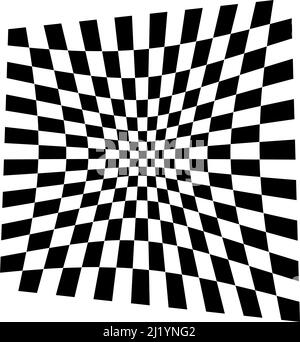 Kariertes, quadratisch gemustertes Element. Rennen, Rennen, Ziellinie Flagge. Schachbrett, Schachbrett Form Vektor - Stock Vektor Illustration, Clip-Art GRA Stock Vektor