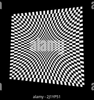 Kariertes, quadratisch gemustertes Element. Rennen, Rennen, Ziellinie Flagge. Schachbrett, Schachbrett Form Vektor - Stock Vektor Illustration, Clip-Art GRA Stock Vektor