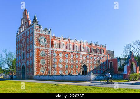 Iglesia de Santo Domingo, Uayma, Yucatan, Mexiko Stockfoto