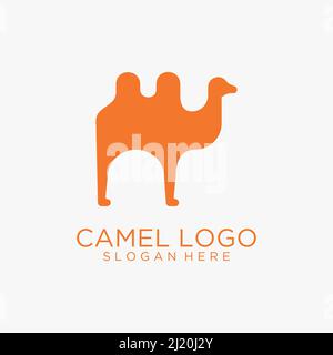 Camel Animal Logo-Design Stock Vektor