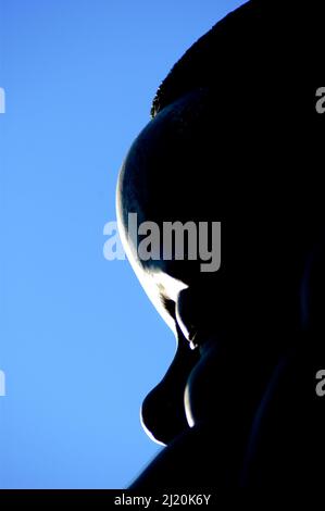 Die BEHOLD-Statue im MLK Center for Non-Violance in Atlanta auf der Auburn Avenue Stockfoto