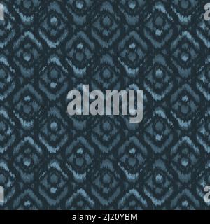 Nahtlose Ikat- indische Textil-Multicolor-Muster-Designs Stockfoto