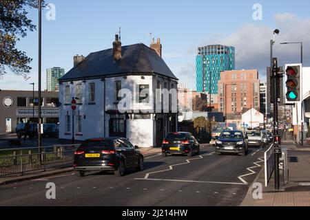 Blick auf Sheffield in South Yorkshire in Großbritannien Stockfoto