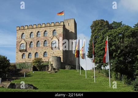 Schloss Hambach bei Neustadt ad Weinstraße, Rheinland-Pfalz, Deutschland Stockfoto