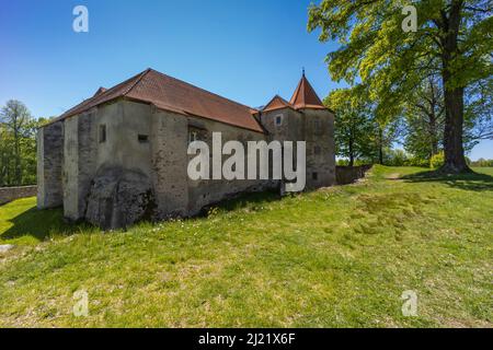 Festung Cuknstejn bei Nove hrady, Südböhmen, Tschechische Republik Stockfoto