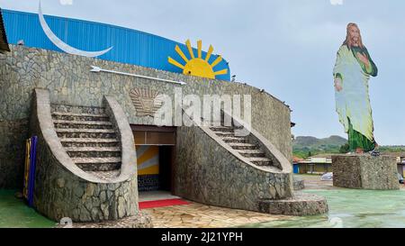 Templo Mae, Mother Temple, Valley of Dawn, Vale do Amanhecer, Planaltina, Brasilia, DF, Brasilien Stockfoto