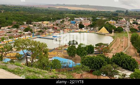 Templo Mae, Mother Temple, Valley of Dawn, Vale do Amanhecer, Planaltina, Brasilia, DF, Brasilien Stockfoto