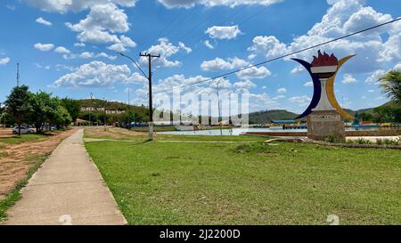 Templo Mae, Mother Temple, Valley of Dawn, Vale do Amanhecer, Planaltina, Brasilia, DF, Brasilien Stockfoto