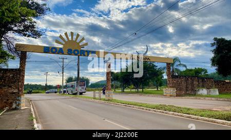 Templo Mae, Mother Temple, Valley of Dawn, Vale do Amanhecer, Planaltina, Brasilia, DF, Brasilien Stockfoto