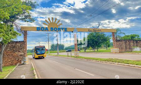 Templo Mae, Mother Temple, Valley of Dawn, Vale do Amanhecer, Planaltina, Brasilia, DF, Brasilien Stockfoto