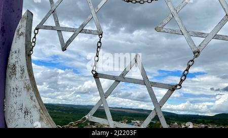 Templo Mae, Mother Temple, Valley of Dawn, Vale do Amanhecer, Planaltina, Brasilia, DF, Brasilien Stockfoto
