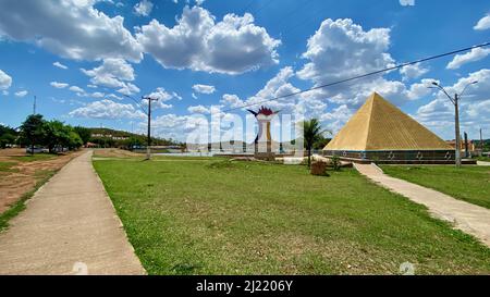 Templo Mae, Mother Temple, Valley of Dawn, Vale do Amanhecer, Planaltina, Brasilia, DF, Brasilien Stockfoto