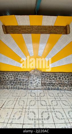 Templo Mae, Mother Temple, Valley of Dawn, Vale do Amanhecer, Planaltina, Brasilia, DF, Brasilien Stockfoto