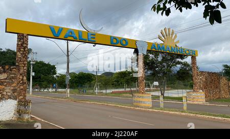 Templo Mae, Mother Temple, Valley of Dawn, Vale do Amanhecer, Planaltina, Brasilia, DF, Brasilien Stockfoto