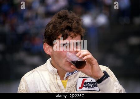 Ayrton Senna da Silva (BRA) Toleman Stockfoto