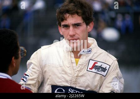 Ayrton Senna da Silva (BRA) Toleman Hart Stockfoto