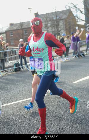 Sheffield Halbmarathon, 27/3/22 Stockfoto