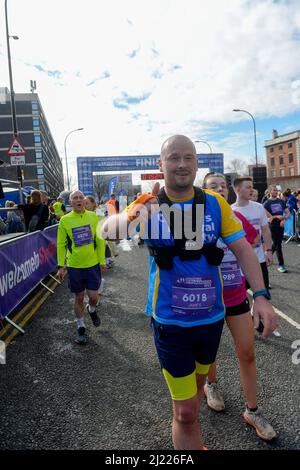 Sheffield Halbmarathon, 27/3/22 Stockfoto