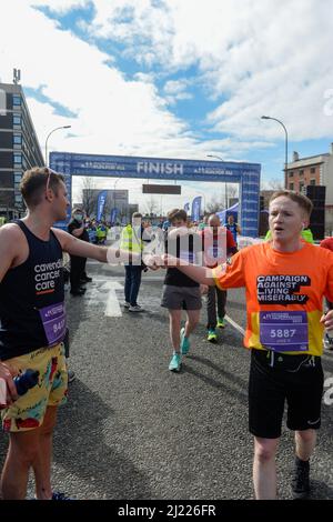 Sheffield Halbmarathon, 27/3/22 Stockfoto