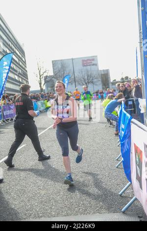 Sheffield Halbmarathon, 27/3/22 Stockfoto