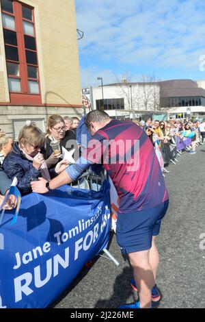 Sheffield Halbmarathon, 27/3/22 Stockfoto