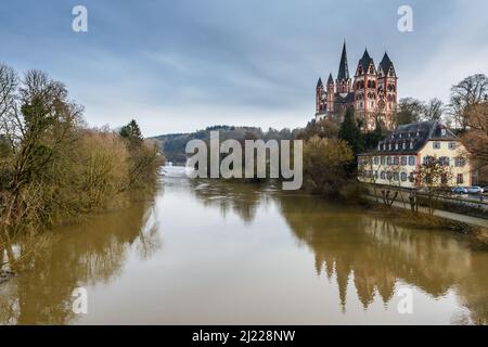 Limburger Dom Limburg an der Lahn, Hessen, Deutschland Stockfoto