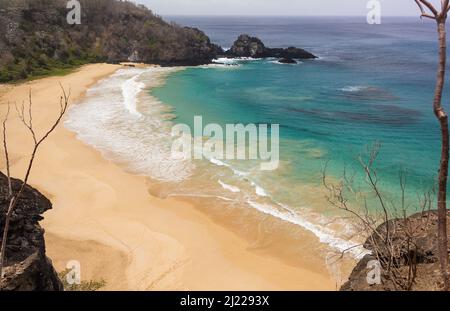 Sancho Strand in Fernando de Noronha Insel, Brasilien. Stockfoto