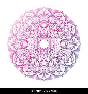 Mandala Design-Vektor. Am besten geeignet für ethnische Tapeten, heilige Dekorationen, Einladungskarten, Webdesign-Element, Gutschein-Gestaltung, Banner und Stock Vektor