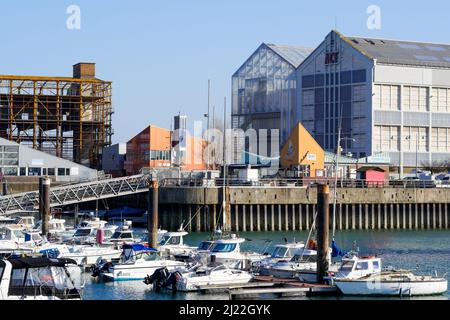 Dunkirk Harbour, Dunkirk, Nord, Hauts-de-France, Frankreich Stockfoto