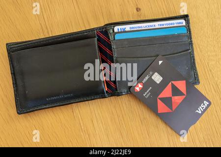 HSBC UK Advance Debit Card Stockfoto