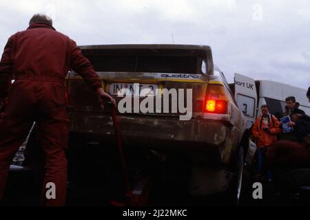 Michele Mouton (FRA) Fabrizia Pons (ITA) Audi Sport Quattro GRB Audi Sport Stockfoto