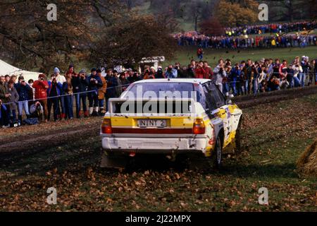 Michele Mouton (FRA) Fabrizia Pons (ITA) Audi Sport Quattro GRB Audi Sport Stockfoto