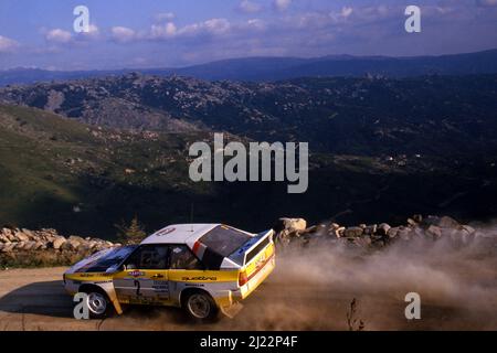 Michele Mouton (FRA) Fabrizia Pons (ITA) Audi Quattro Sport GRB Audi Sport Stockfoto