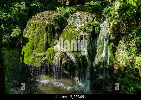 Der Bigar Wasserfall, Naturschutzgebiet in den Anina Bergen Stockfoto