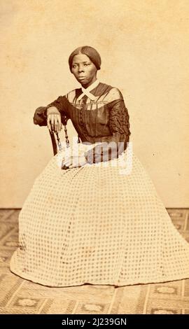 Harriet Tubman, Harriet Tubman (geboren Arabinta Ross, c. 1822 – 1913) war ein amerikanischer Abolitionist und politischer Aktivist. Stockfoto