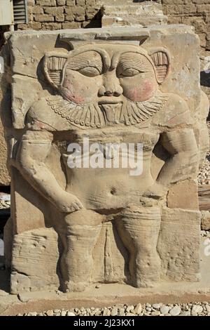 Tempel in Dendera, Ägypten Stockfoto
