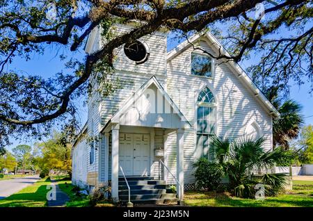 Die Live Oak Missionary Baptist Church ist am 26. März 2022 in Mobile, Alabama, abgebildet. Stockfoto