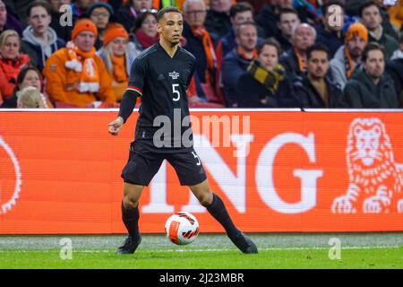 AMSTERDAM, NIEDERLANDE - 29. MÄRZ: Thilo Kehrer von Deutschland beim Internationalen Freundschaftsspiel zwischen den Niederlanden und Deutschland in der Johan Cruijff Arena am 29. März 2022 in Amsterdam, Niederlande (Foto: Broer van den Boom/Orange Picturs) Stockfoto