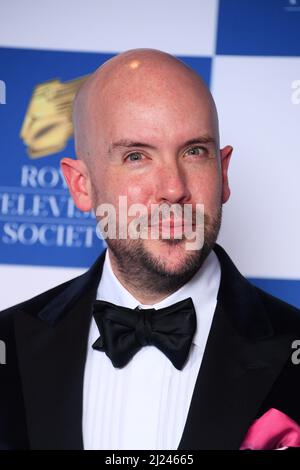 London, Großbritannien. 29. März 2022. Tom Allen nimmt an den Royal Television Society Program Awards im Grosvenor Hotel in London Teil. Bilddatum: Dienstag, 29. März 2022. Bildnachweis sollte lauten: Matt Crossick/Empics/Alamy Live News Stockfoto